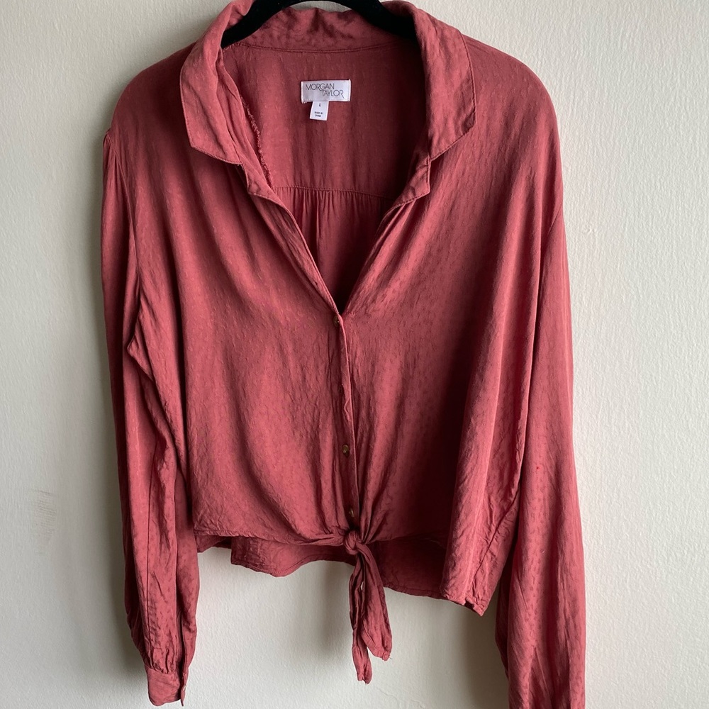 Tie Front Blouse